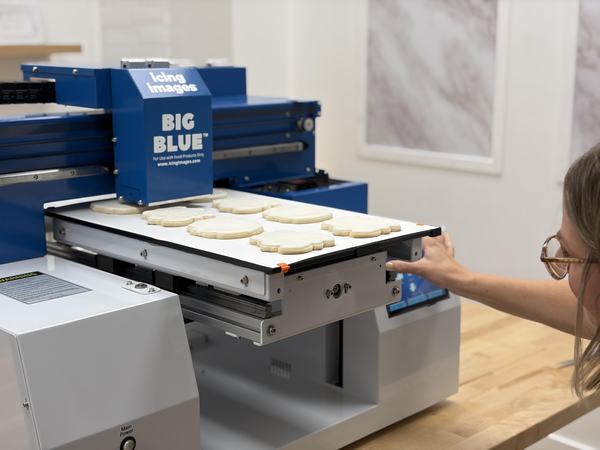 Big Blue printing cookies