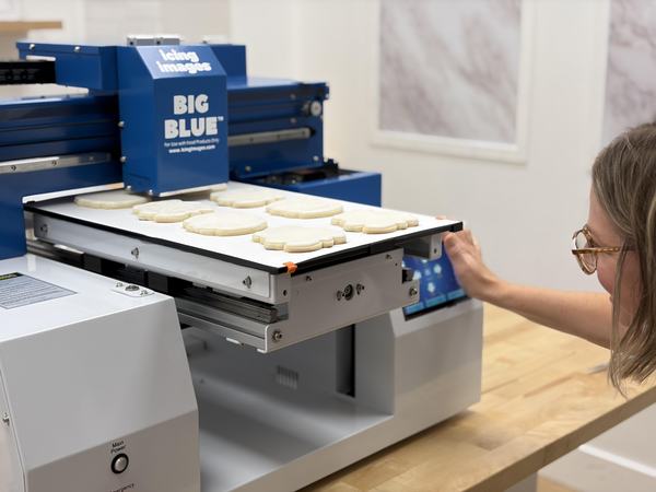 Big Blue printing cookies