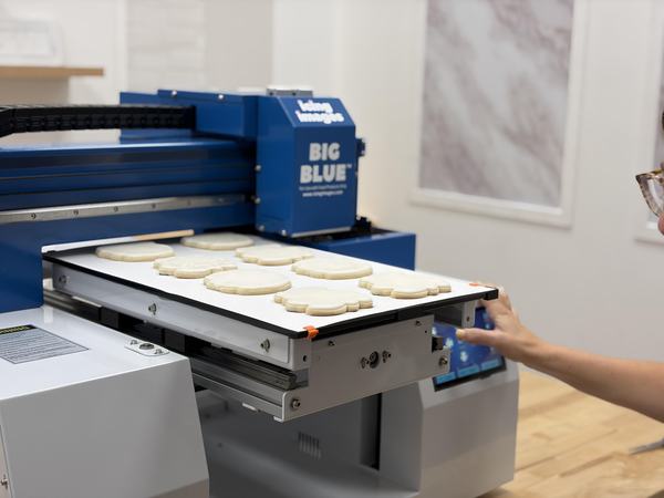 Big Blue printing cookies
