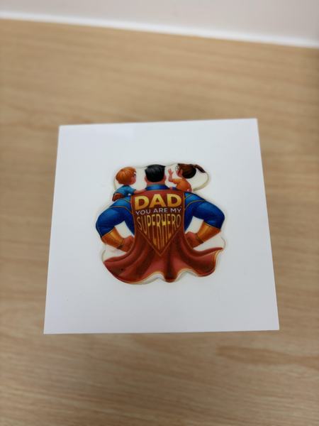 Father's Day cookies printed on the Blue