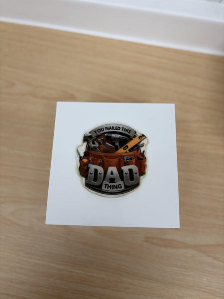 Father's Day cookies printed on the Blue