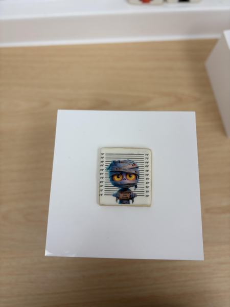 Monster cookies printed on the Blue