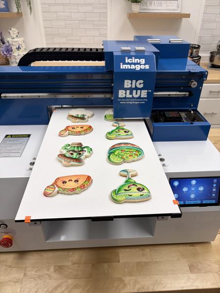 Taco cookie set printed on the Blue