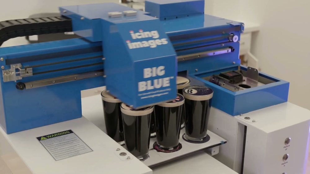 Drinks printed on the Big Blue